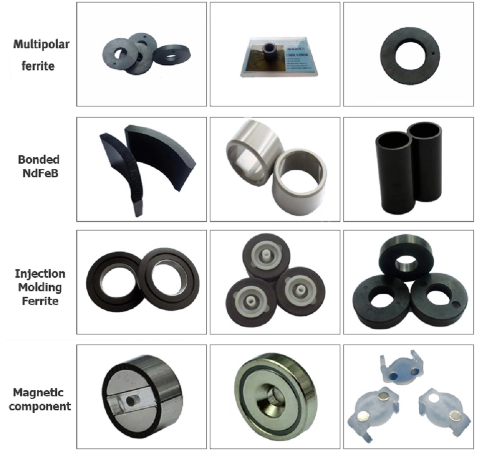 Molded magnets