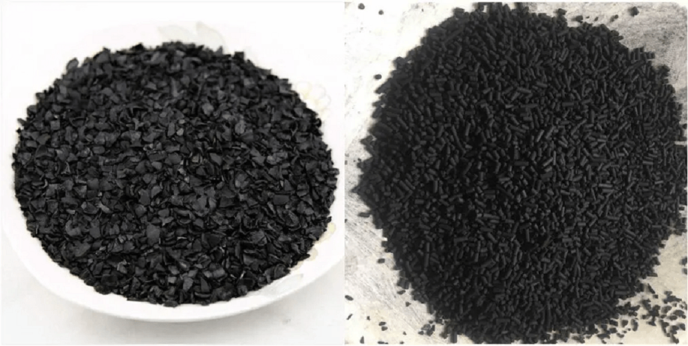 Amorphous granular activated carbon