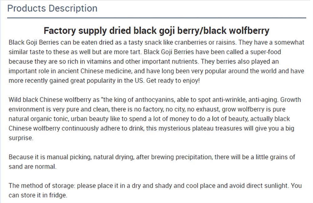 Black Wolfberry